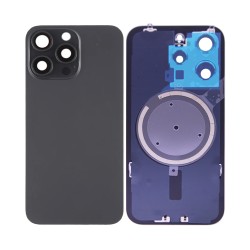 Back Cover+Camera Lens Apple iPhone 15 Pro Black Back Cover+Camera Lens Apple iPhone 15 Pro Black